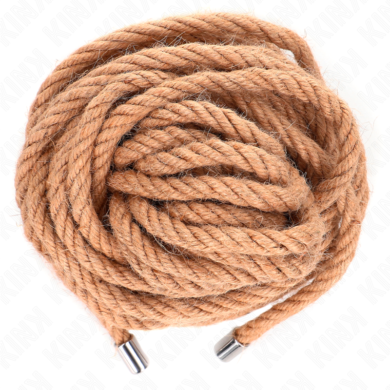 KINK - HEMP ROPE WITH METAL HEAD 10 METER - My naughty haven #