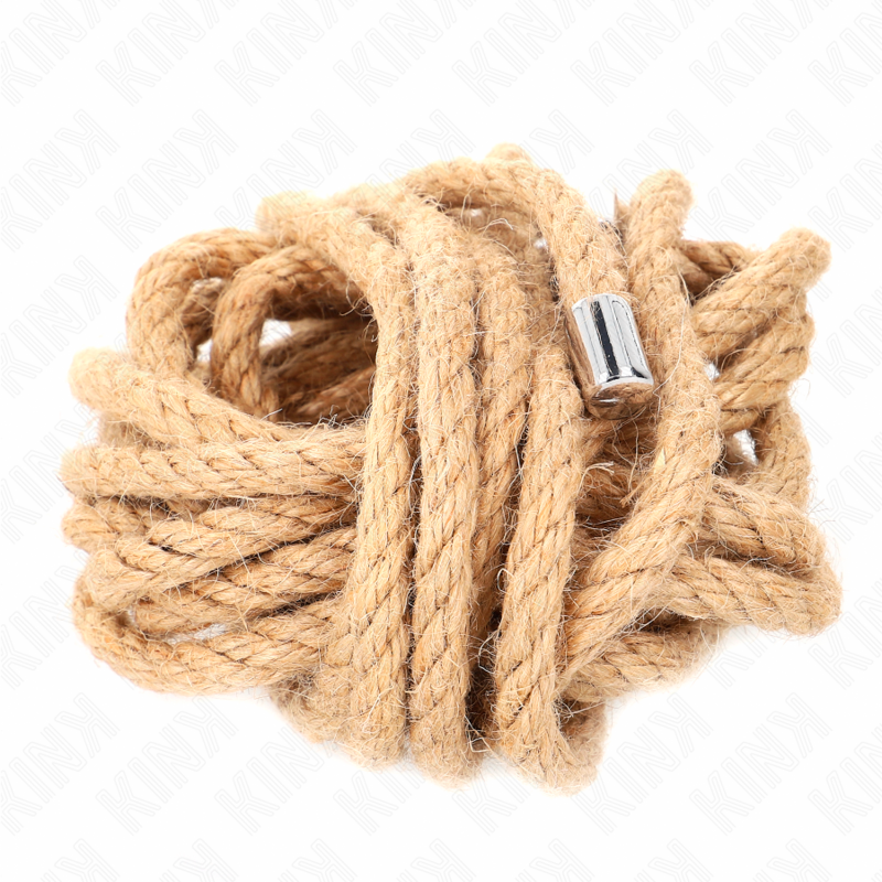 KINK - HEMP ROPE WITH METAL HEAD 5 METER - My naughty haven #