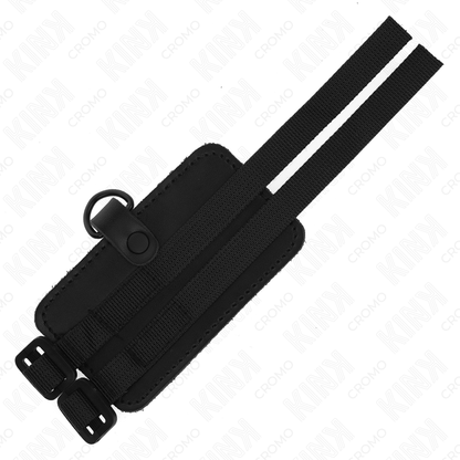 KINK - LEATHER PENIS RING WITH ADJUSTABLE STRAPS - My naughty haven #