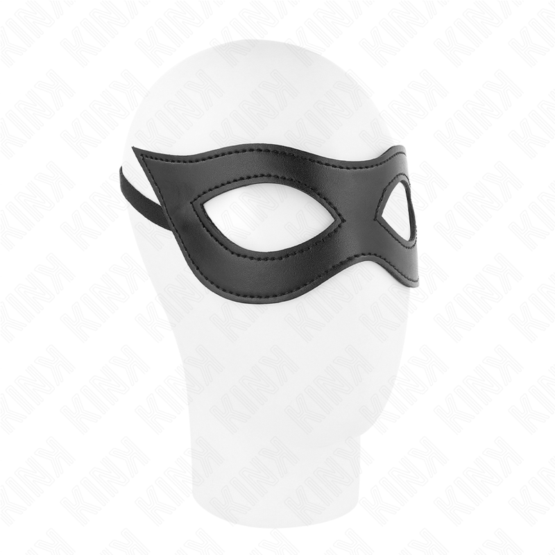 KINK - LEATHERETTE MASK MODEL 2 23 x 7.5 CM - My naughty haven #
