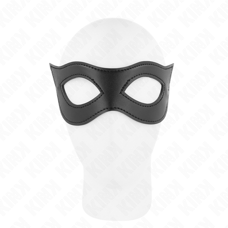 KINK - LEATHERETTE MASK MODEL 2 23 x 7.5 CM - My naughty haven #
