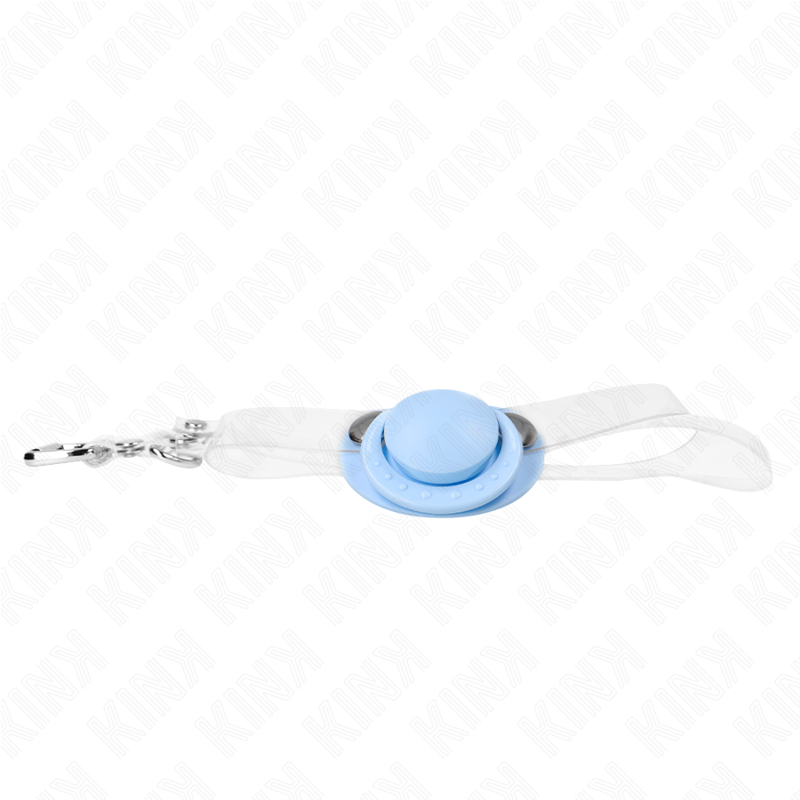 KINK - LIGHT BLUE PACIFIER SHAPED GAG 5.5 x 4 CM ADJUSTABLE 43-60 CM - My naughty haven #