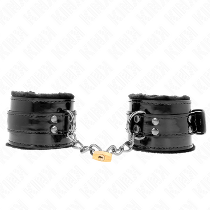 KINK - LIGHT WRIST RESTRAINTS WITH A COPPER LOCK ADJUSABLE 17-29 CM X 5.5 CM - My naughty haven #