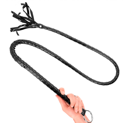 KINK - LONG SHINY PVC WHIP 138 CM - My naughty haven #