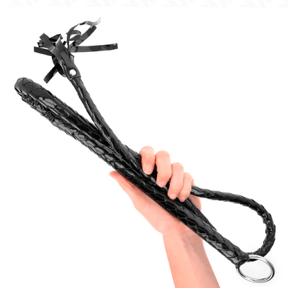 KINK - LONG SHINY PVC WHIP 138 CM - My naughty haven #