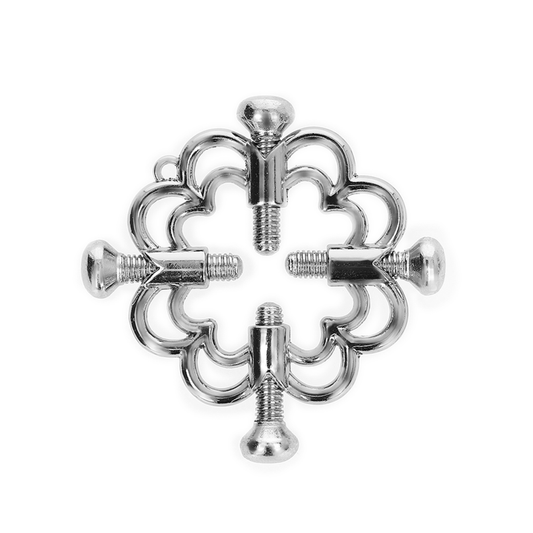 KINK - METAL FLOWER NIPPLE CLAMPS - My naughty haven #