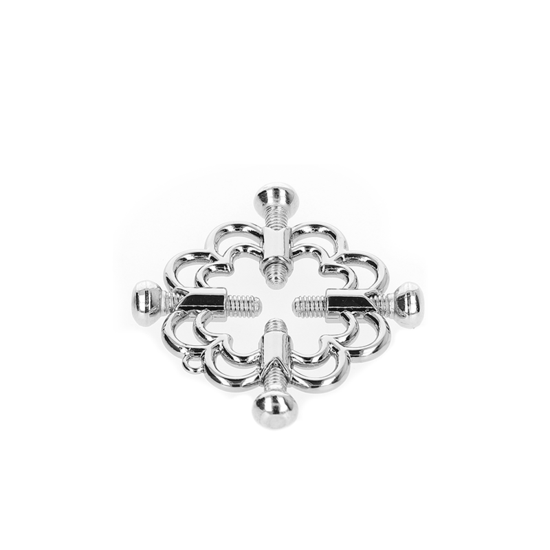KINK - METAL FLOWER NIPPLE CLAMPS - My naughty haven #