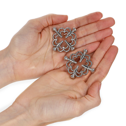 KINK - METAL FLOWER NIPPLE CLAMPS - My naughty haven #