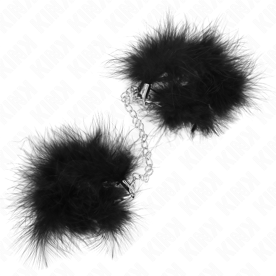 KINK - MINI FEATHER HAND CUFFS - My naughty haven #