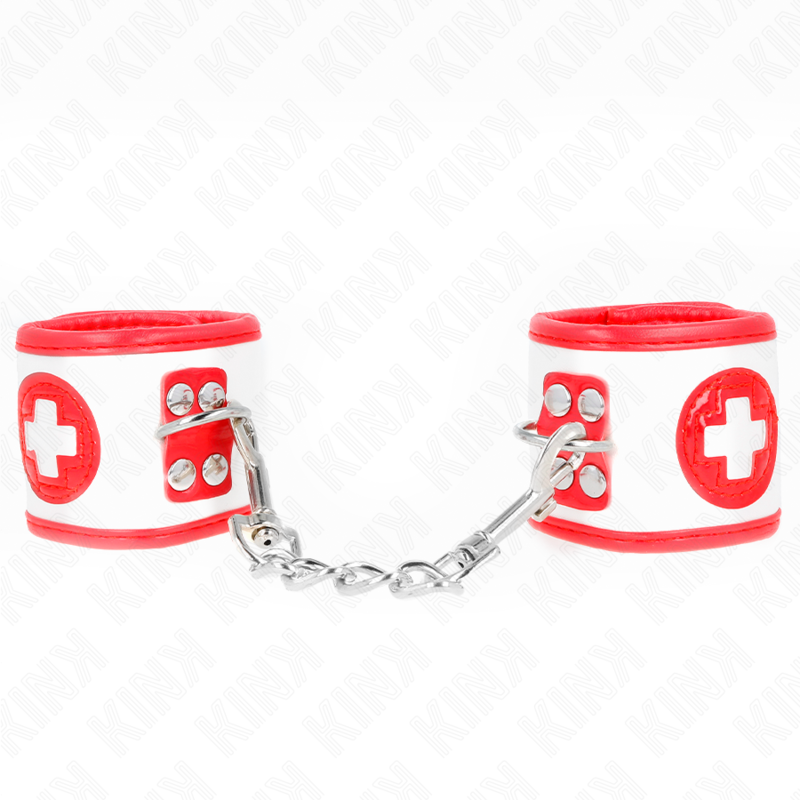 KINK - MINI NURSE WRIST RESTRAINTS ADJUSTABLE 18-23 CM X 5 CM - My naughty haven #