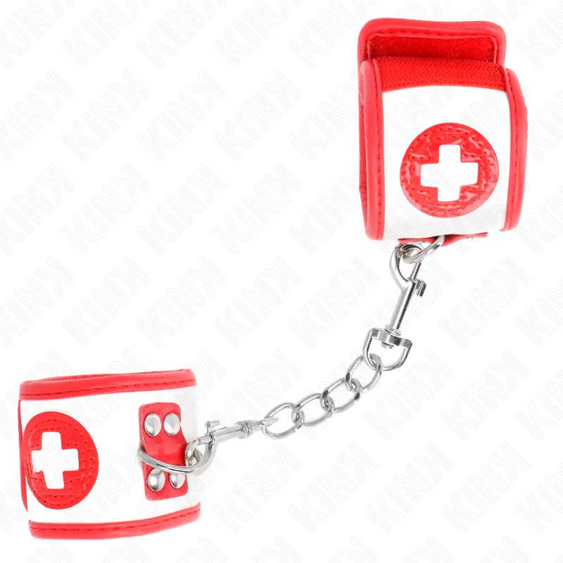 KINK - MINI NURSE WRIST RESTRAINTS ADJUSTABLE 18-23 CM X 5 CM - My naughty haven #