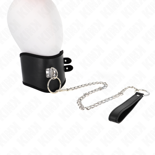 KINK - NECKLACE 65 CM WITH WIDE STRAP ADJUSTABLE 40-55 CM X 10 CM - My naughty haven #