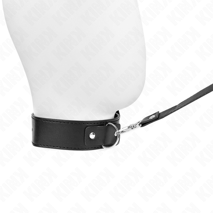 KINK - NECKLACE WITH BELT 116 CM BLACK STRAP ADJUSTABLE 32-50 CM X 8 CM - My naughty haven #