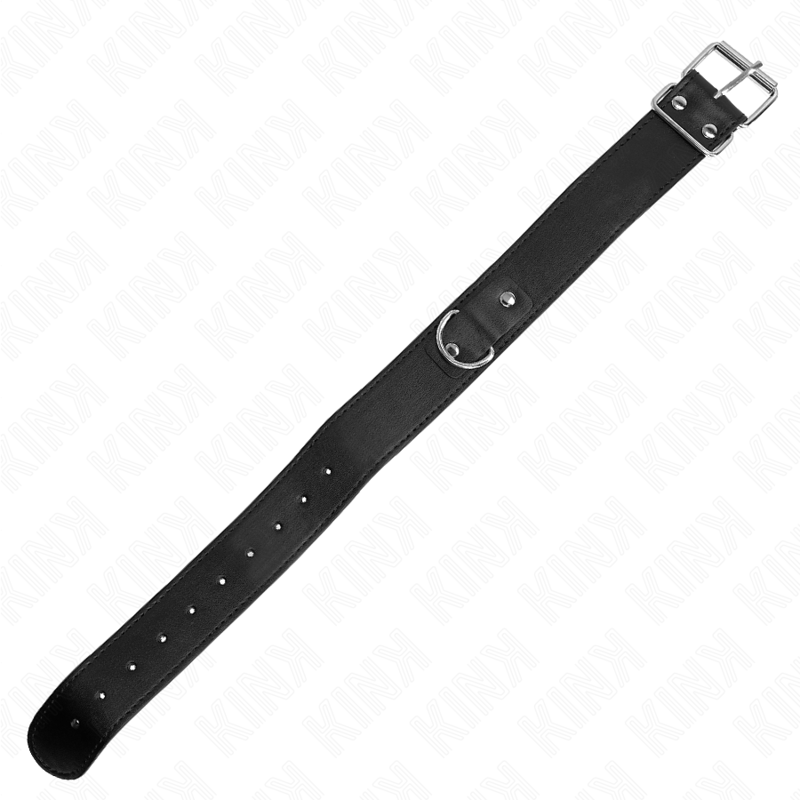KINK - NECKLACE WITH BELT 116 CM BLACK STRAP ADJUSTABLE 32-50 CM X 8 CM - My naughty haven #
