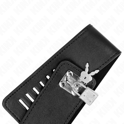 KINK - NECKLACE WITH BELT 116 CM MODEL 2 ADJUSTABLE 36-43 CM X 5 CM - My naughty haven #