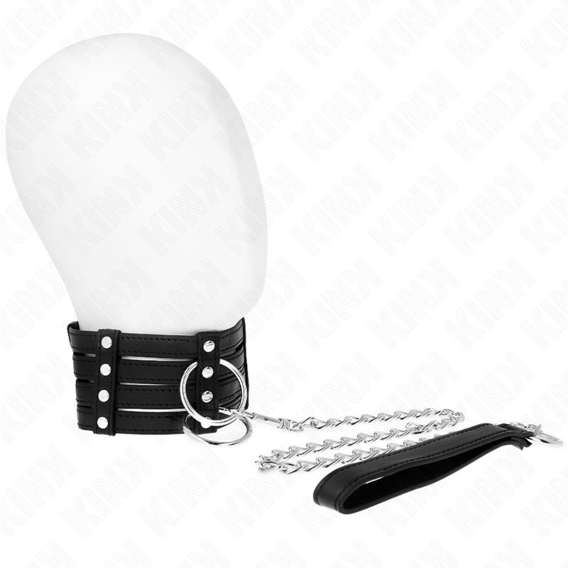 KINK - NECKLACE WITH BELT 65 CM SUB STYLE ADJUSTABLE 35-51 CM X 7 CM - My naughty haven #