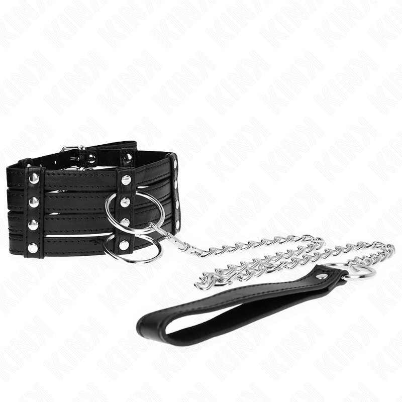 KINK - NECKLACE WITH BELT 65 CM SUB STYLE ADJUSTABLE 35-51 CM X 7 CM - My naughty haven #