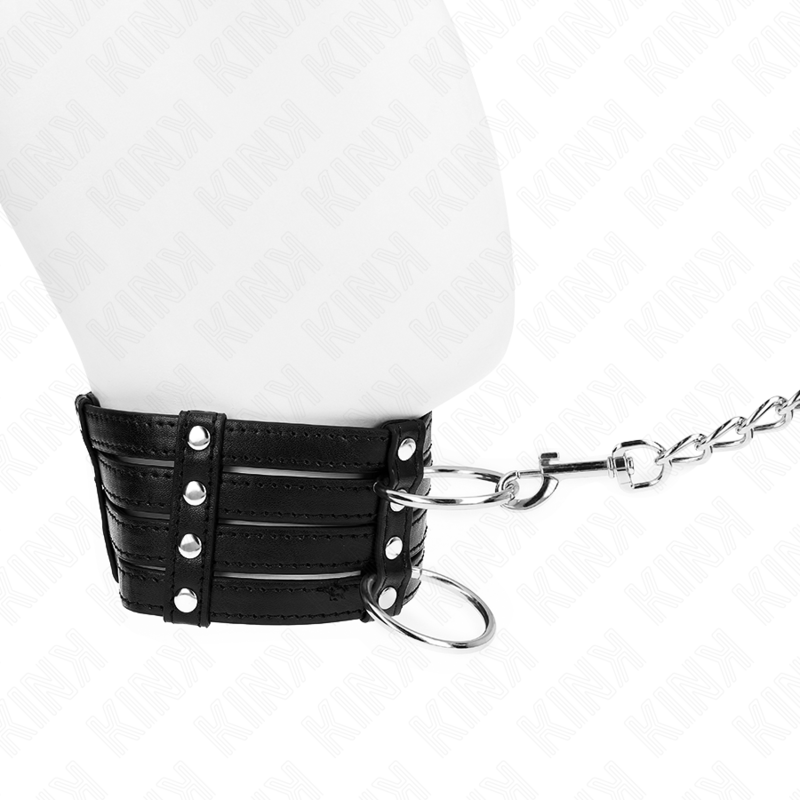 KINK - NECKLACE WITH BELT 65 CM SUB STYLE ADJUSTABLE 35-51 CM X 7 CM - My naughty haven #