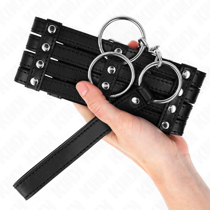 KINK - NECKLACE WITH BELT 65 CM SUB STYLE ADJUSTABLE 35-51 CM X 7 CM - My naughty haven #