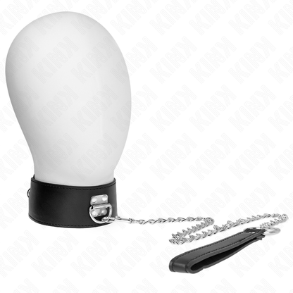 KINK - NECKLACE WITH BELT 65 CM WITH WIDE BLACK STRAP ADJUSTABLE 33.5-41 CM X 5 CM - My naughty haven #