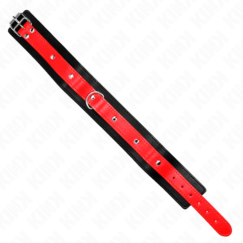 KINK - NECKLACE WITH RED STRAP 65 CM AJUSTABLE 36-43 CM X 5 CM - My naughty haven #