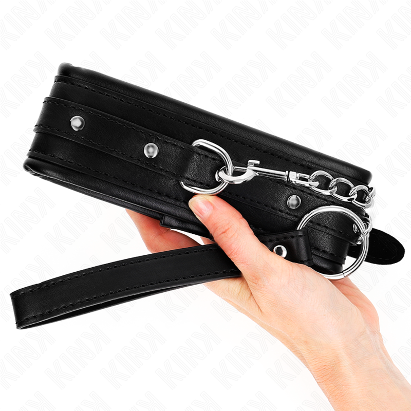 KINK - NECKLACE WITH SHINY BUCKLE STRAP 65 CM 48.5 CM X 5.3 CM - My naughty haven #