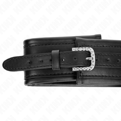 KINK - NECKLACE WITH SHINY BUCKLE STRAP 65 CM 48.5 CM X 5.3 CM - My naughty haven #