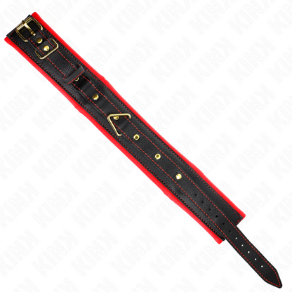 KINK - NECKLACE WITH SPONGE IMITATION LEATHER STRAP MODEL 2 ADJUSTABLE 37-54 CM X 3 CM - My naughty haven #