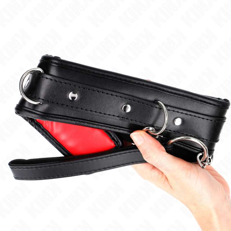 KINK - NECKLACE WITH SPONGE IMITATION LEATHER STRAP MODEL 3 ADJUSTABLE 37-54 CM X 3 CM - My naughty haven #