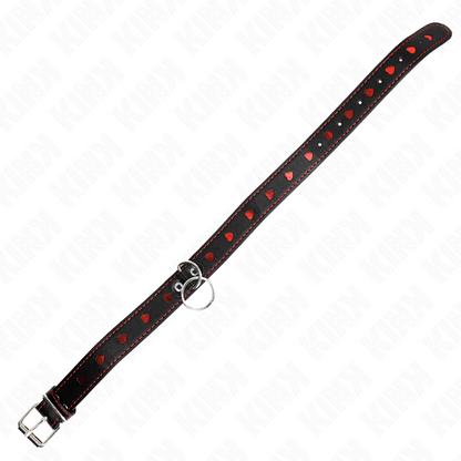 KINK - NECKLACE WITH STRAP 65 CM HEART DETAILS 52.5 X 2.5 CM - My naughty haven #