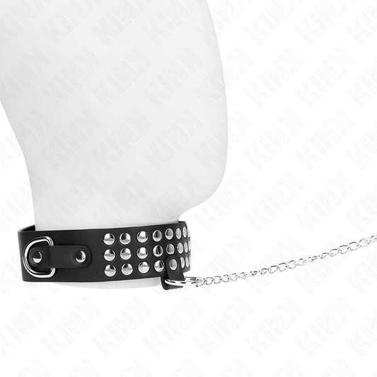 KINK - NECKLACE WITH STRAP 65 CM WITH SHINY ADJUSTABLE 37-42 CM X 5.3 CM - My naughty haven #