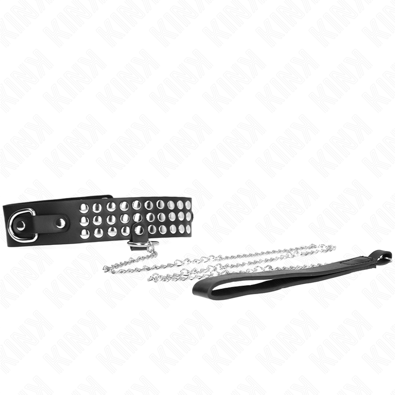 KINK - NECKLACE WITH STRAP 65 CM WITH SHINY ADJUSTABLE 37-42 CM X 5.3 CM - My naughty haven #