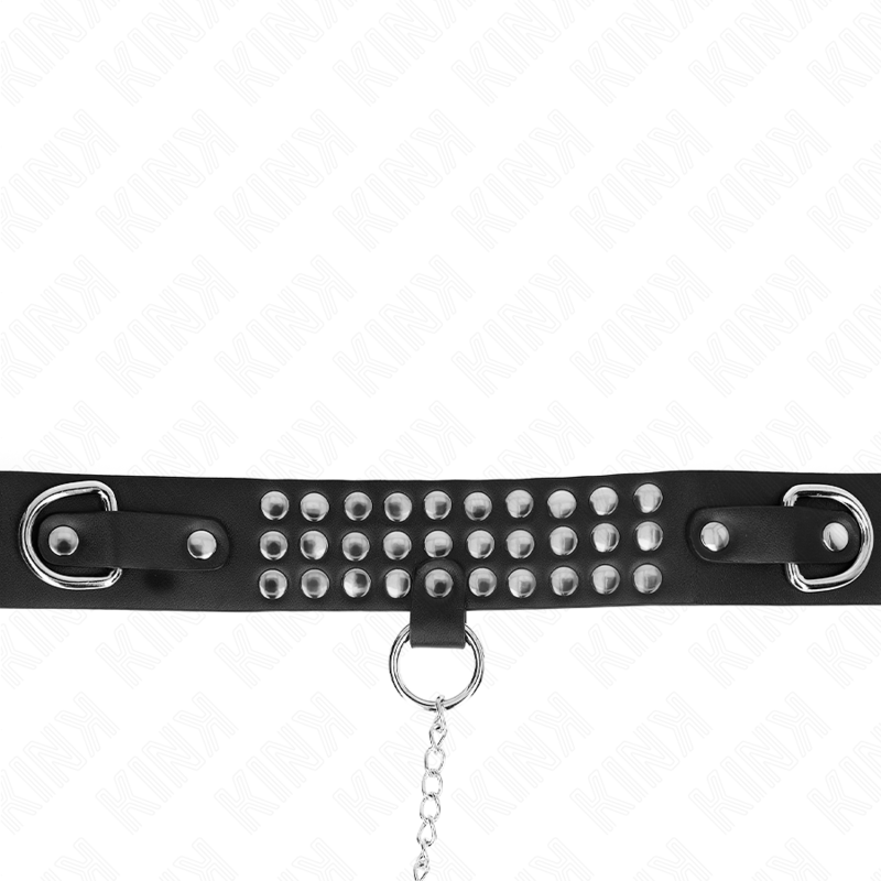 KINK - NECKLACE WITH STRAP 65 CM WITH SHINY ADJUSTABLE 37-42 CM X 5.3 CM - My naughty haven #