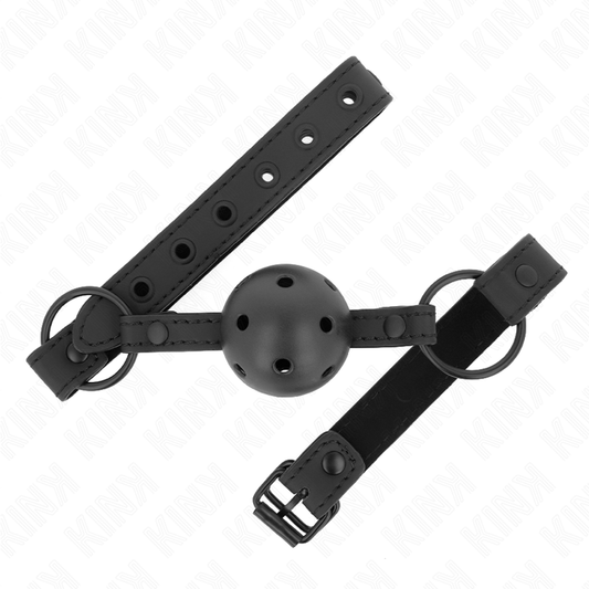 KINK - NEOPRENE BALL 4.5 CM GAG 63.5 X 2 CM ADJUSTABLE 41 X 59 CM - My naughty haven #