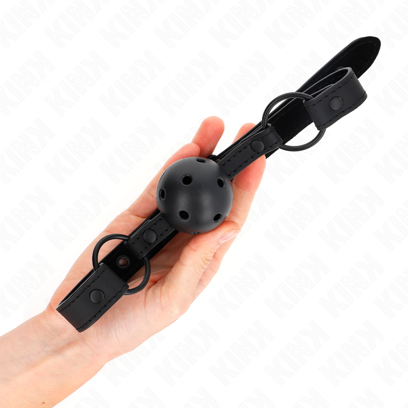 KINK - NEOPRENE BALL 4.5 CM GAG 63.5 X 2 CM ADJUSTABLE 41 X 59 CM - My naughty haven #