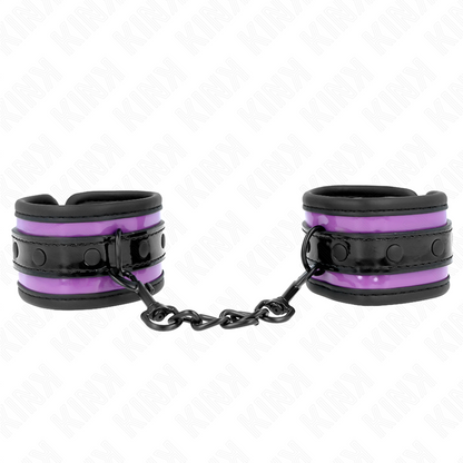 KINK - NEOPRENE WRIST RESTRAINTS LIGHT PURPLE AJUSTABLE 21-28 CM X 5 CM - My naughty haven #