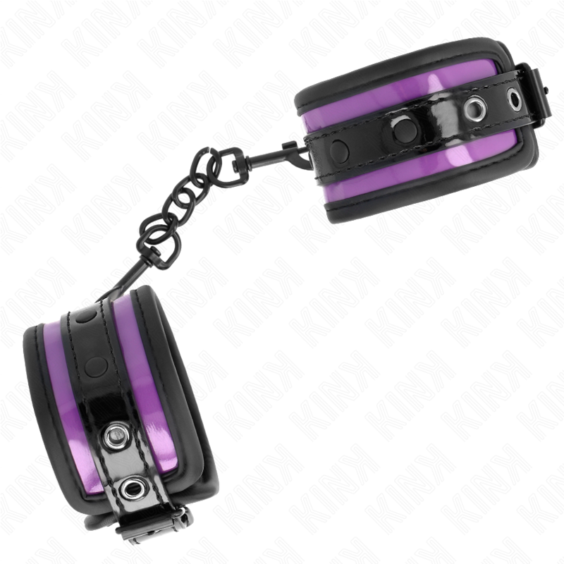 KINK - NEOPRENE WRIST RESTRAINTS LIGHT PURPLE AJUSTABLE 21-28 CM X 5 CM - My naughty haven #