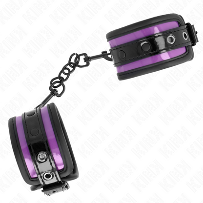 KINK - NEOPRENE WRIST RESTRAINTS LIGHT PURPLE AJUSTABLE 21-28 CM X 5 CM - My naughty haven #