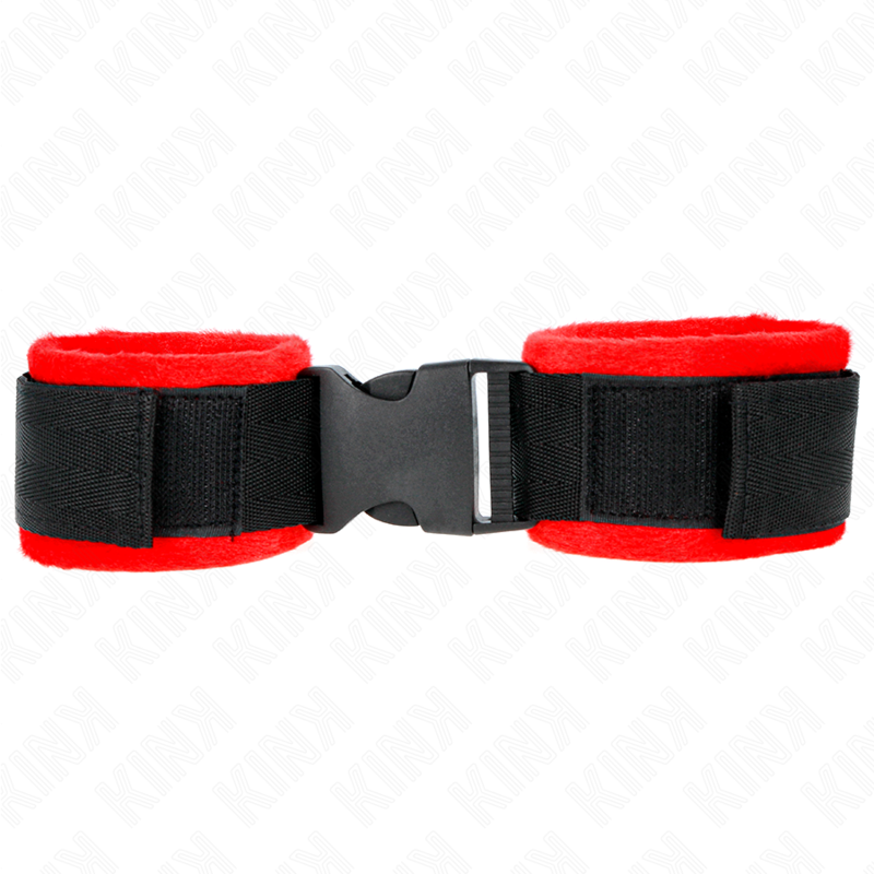 KINK - NYLON BIND HOOK&LOOP WRIST RESTRAINTS BLACK MODEL 1 AJDUSTABLE 25-35 CM X 6 CM - My naughty haven #