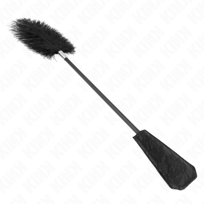 KINK - OSTRICH FEATHERS FOR TICKLE WITH LACE PALLET 56 CM - My naughty haven #