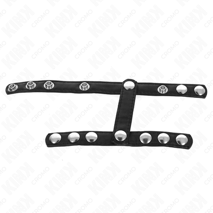 KINK - PENIS RING WITH 3 ADJUSTABLE BALL SPLITTER STRAPS - My naughty haven #