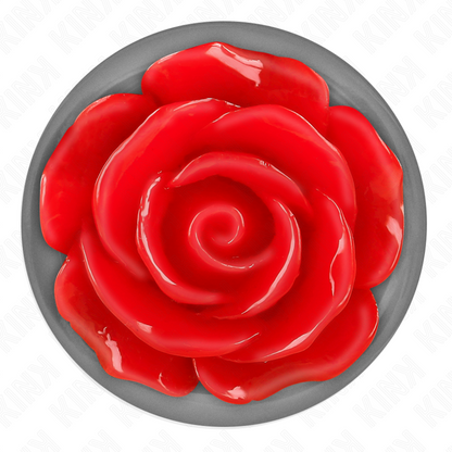 KINK - PLUG ANAL ROSE RED SIZE S - My naughty haven #