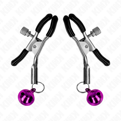 KINK - PURPLE SINGLE BELL NIPPLE CLAMP 6 CM - My naughty haven #