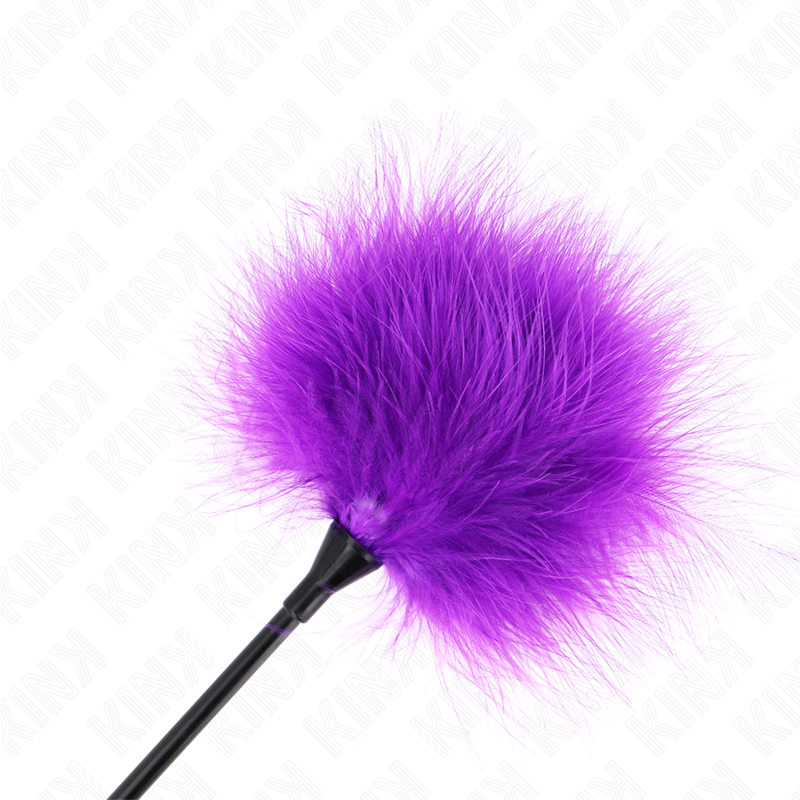 KINK - PURPLE TICKLE FEATHERS USED FOR THE BONDAGE KIT 27 CM - My naughty haven #