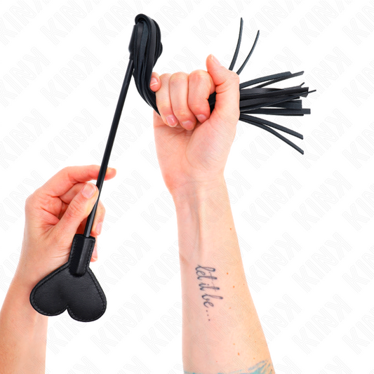 KINK - RANGE WHIP WITH HEART PANDEL 35 CM - My naughty haven #