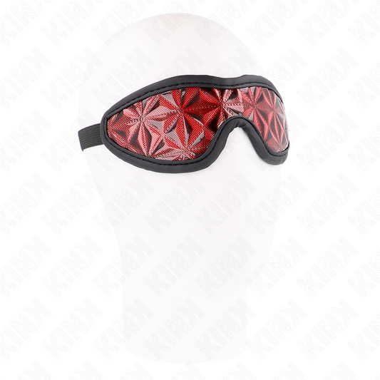 KINK - RED DIAMOND PATTERN HEADBAND 20.5 x 6 CM - My naughty haven #