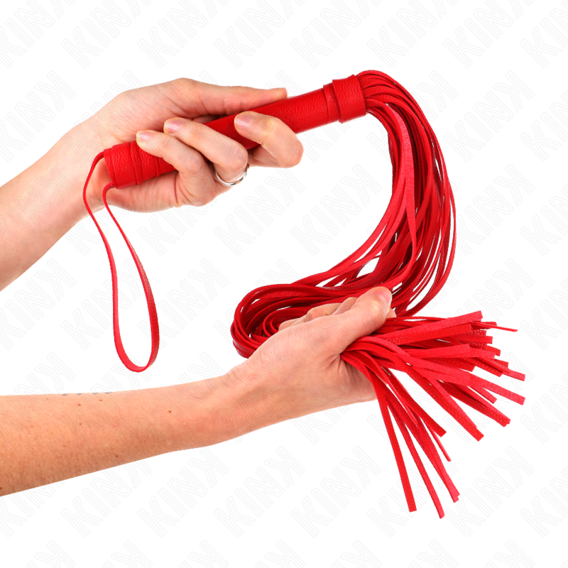 KINK - RED SOFT PVC WHIP 70 CM - My naughty haven #