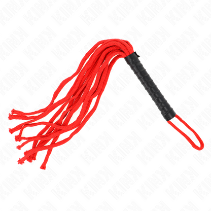 KINK - ROJO ROPE WHIP 56 CM - My naughty haven #