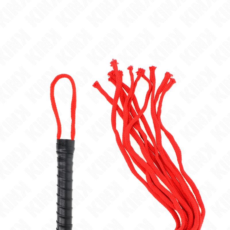 KINK - ROJO ROPE WHIP 56 CM - My naughty haven #