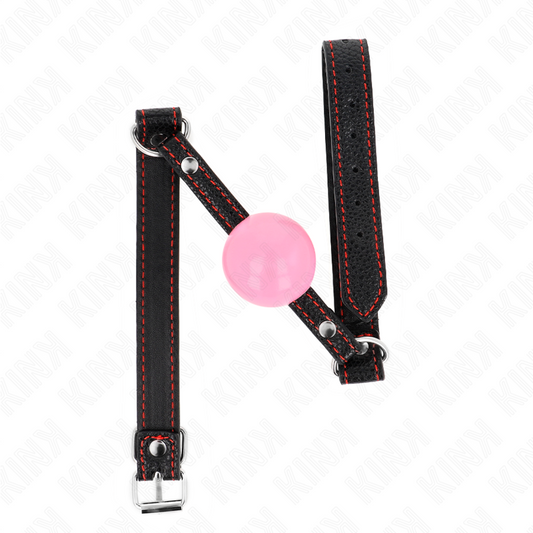 KINK - ROSE GOLD BALL 4 CM GAG 60 x 2 CM - My naughty haven #